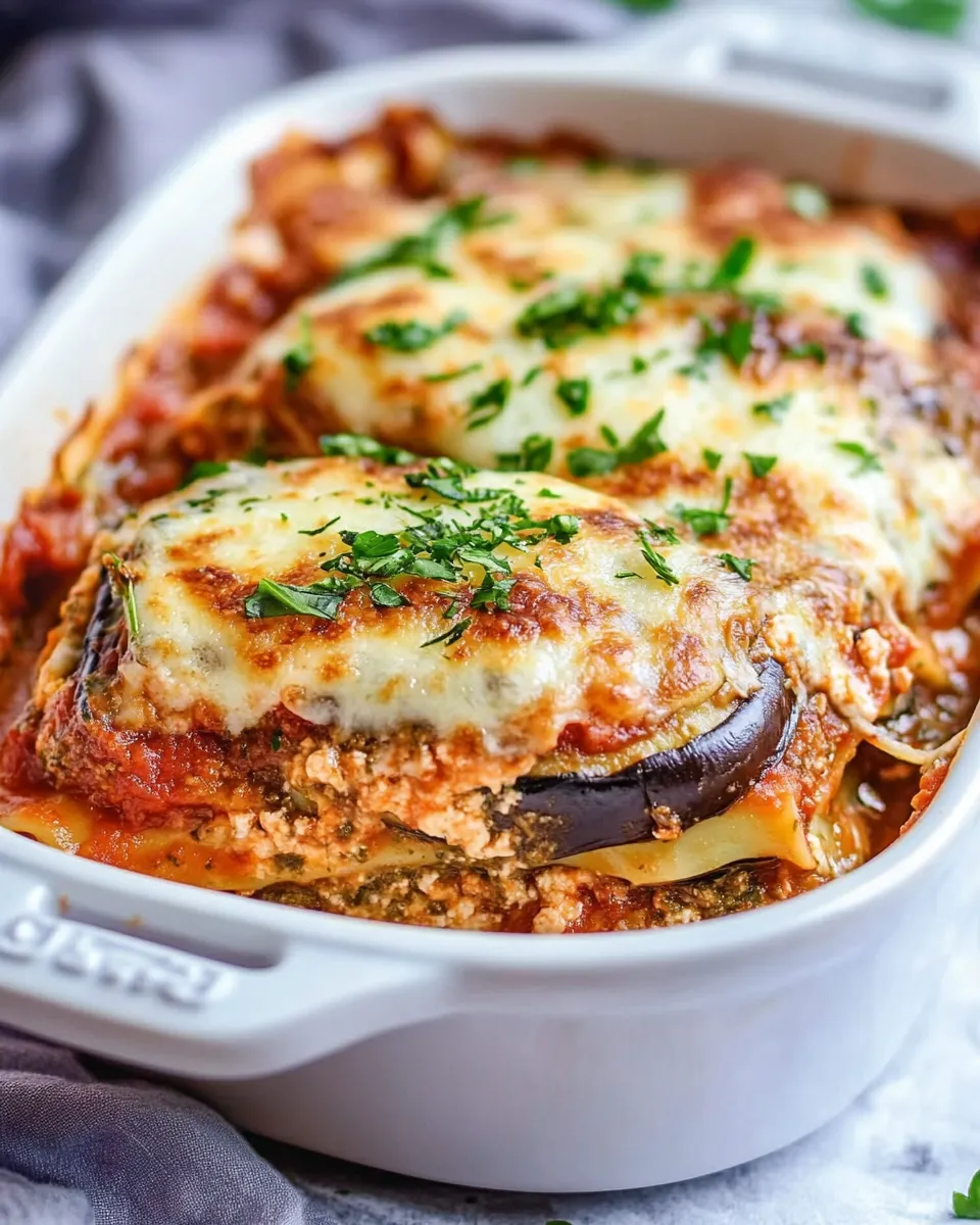 Easy Pesto Eggplant Lasagna picture