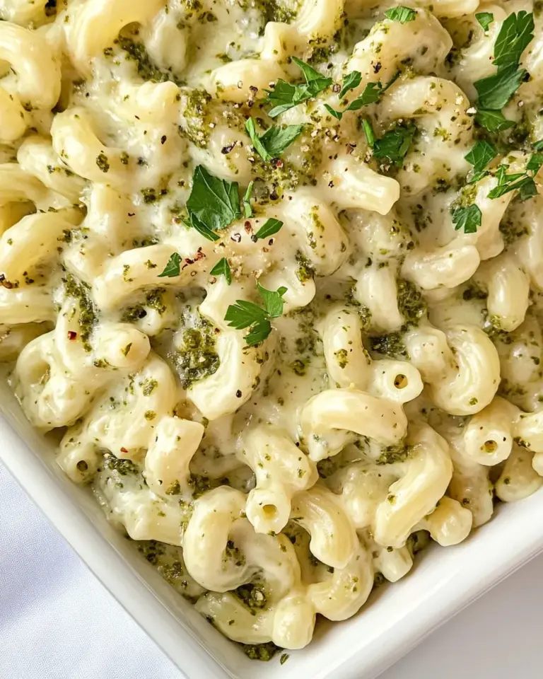 Homemade Pesto Havarti Macaroni photo
