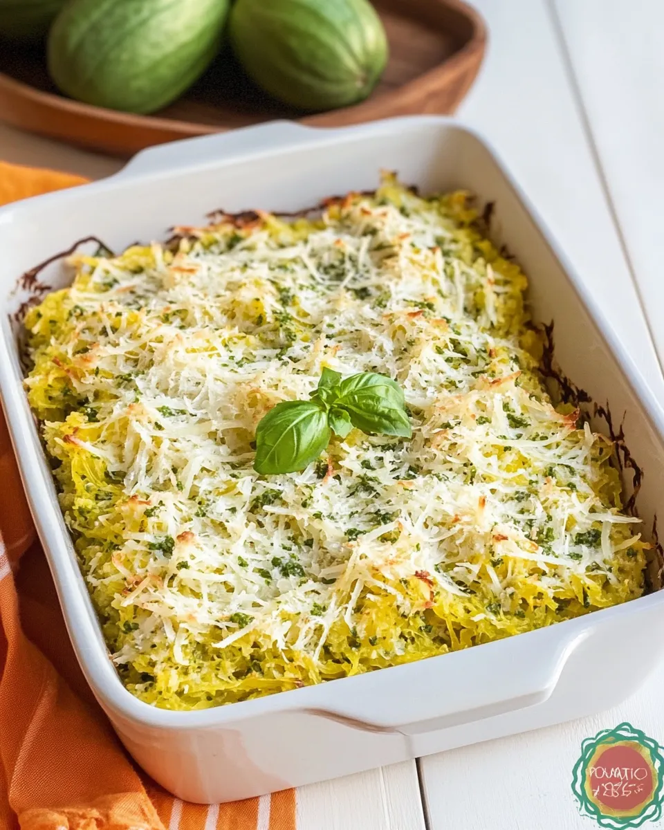 Delicious Pesto Spaghetti Squash dish photo