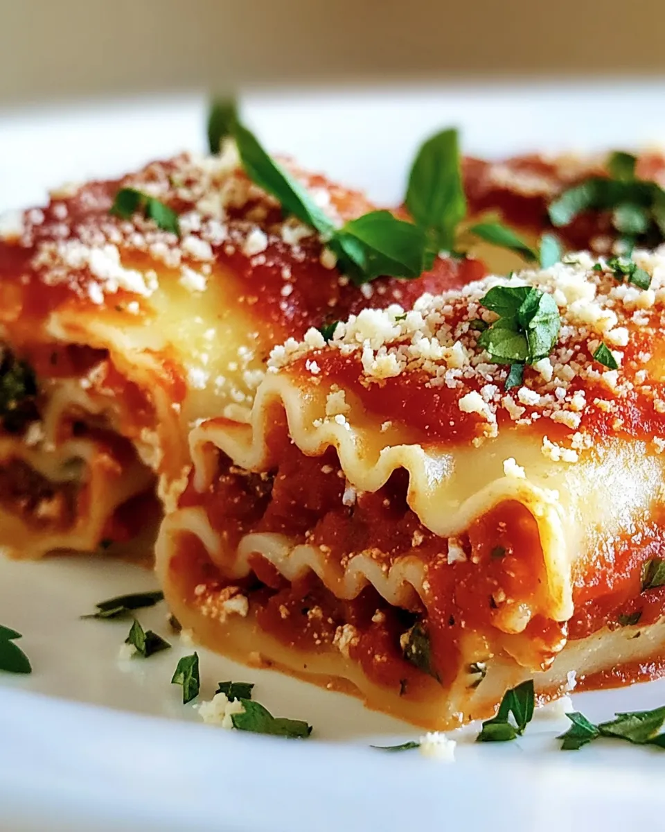 Homemade Pizza Lasagna Rolls photo