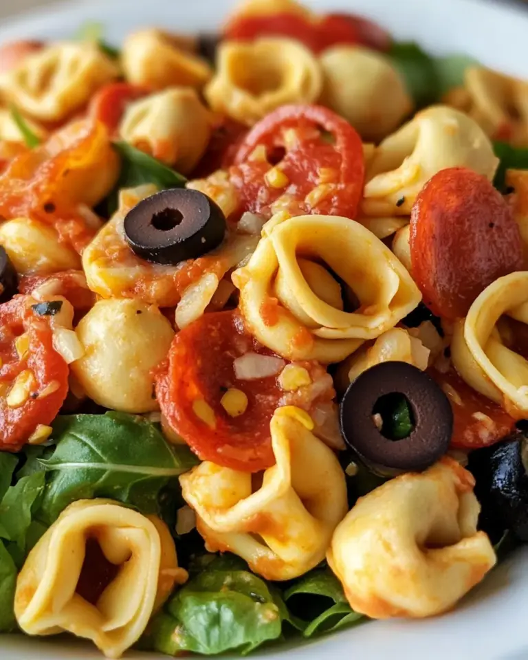 Homemade Pizza Tortellini Salad photo