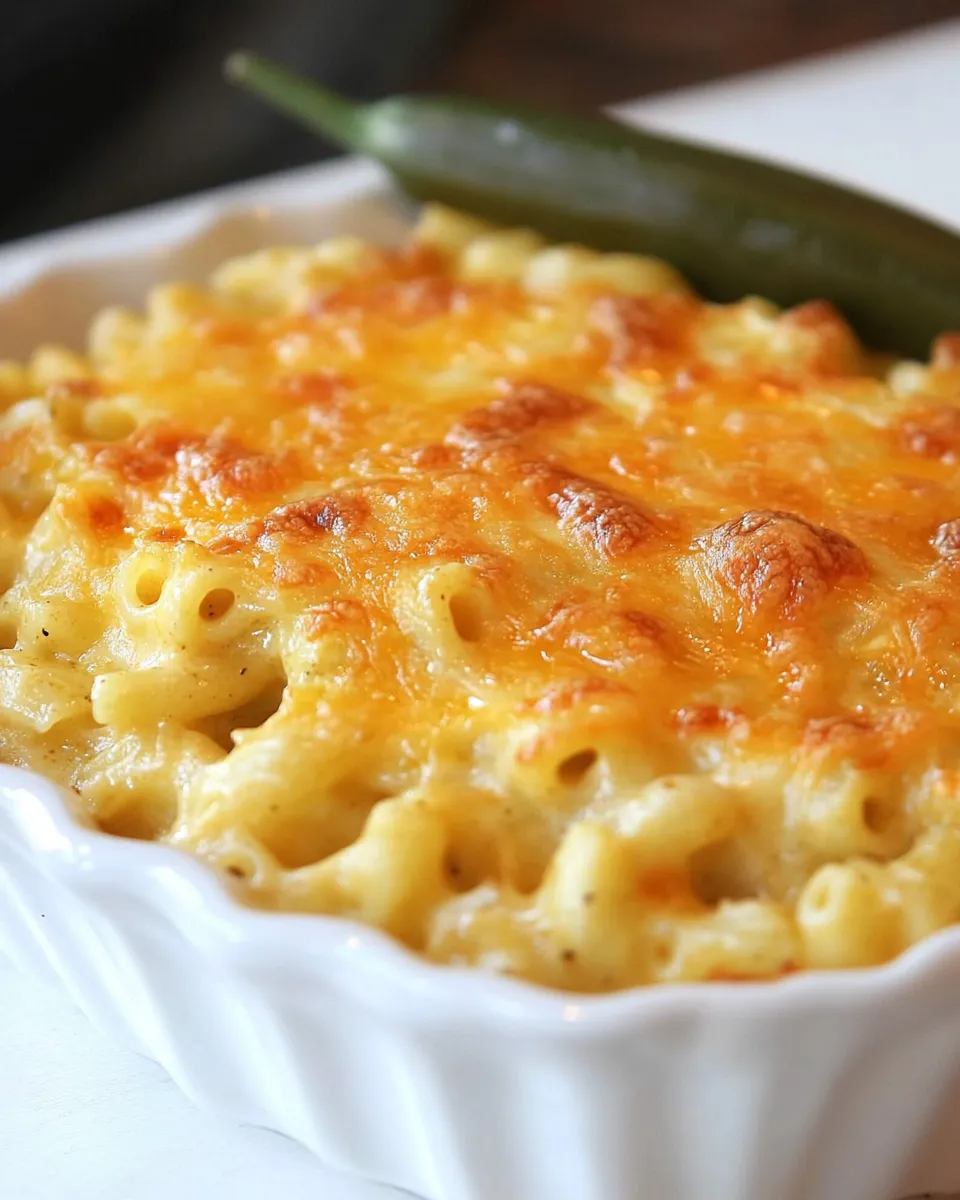 Classic Poblano Macaroni and Cheese image