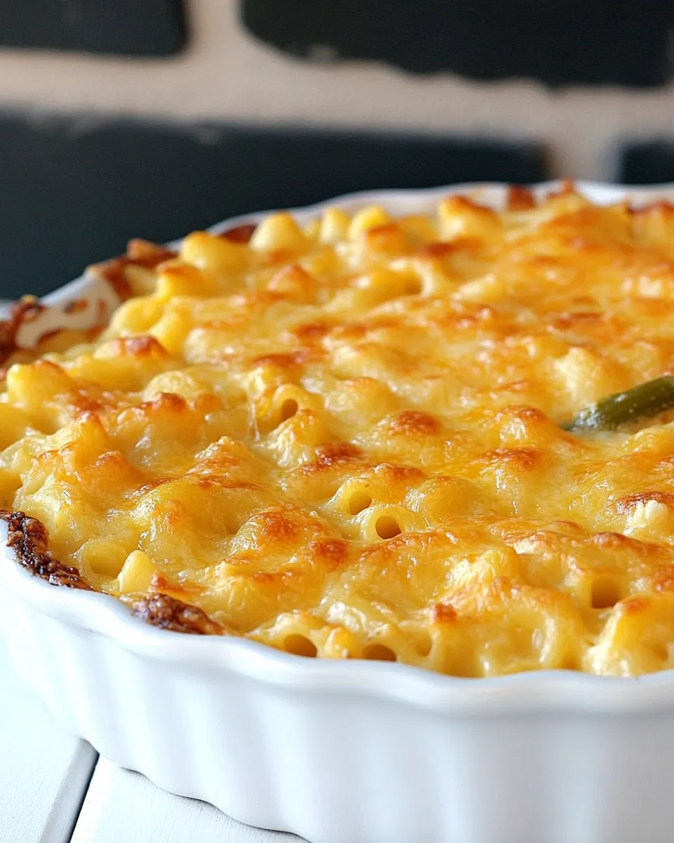 Easy Poblano Macaroni and Cheese picture