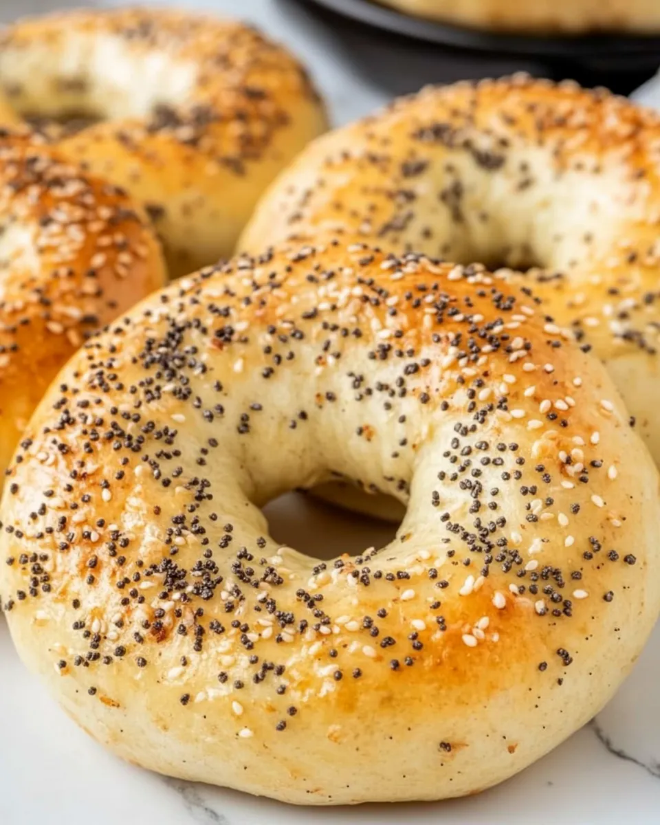 Delicious Protein Bagels plate image