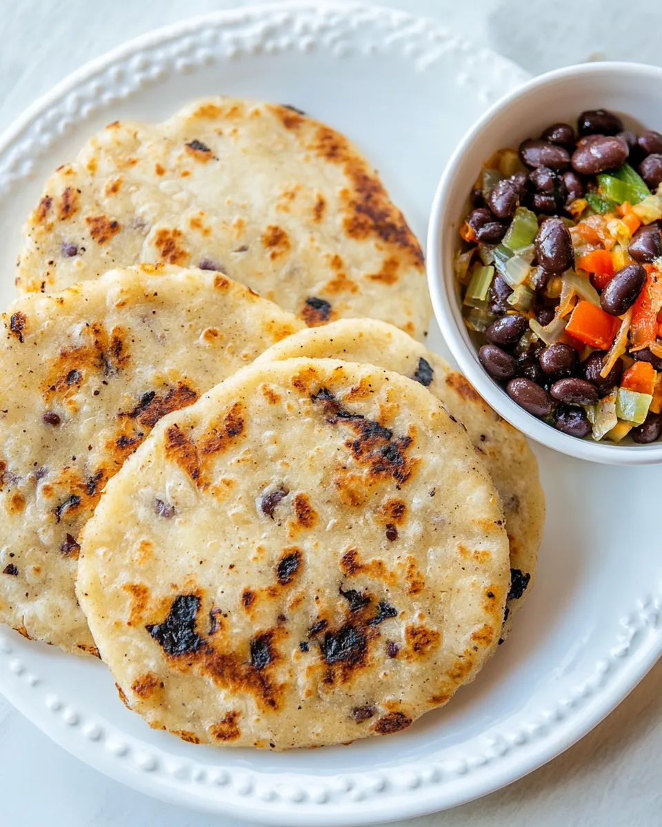 Classic Pupusas with Black Beans image