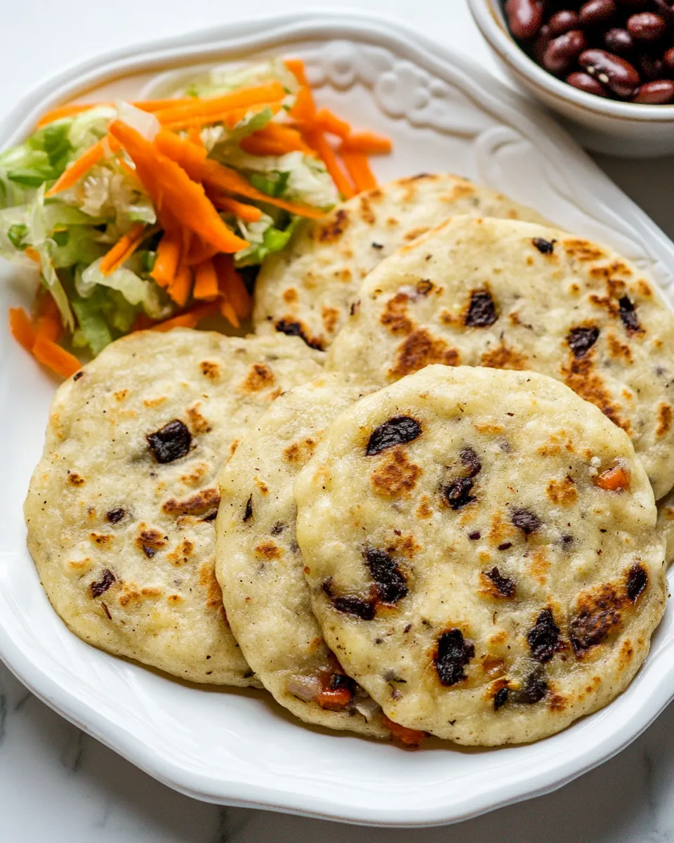 Delicious Pupusas with Black Beans dish photo
