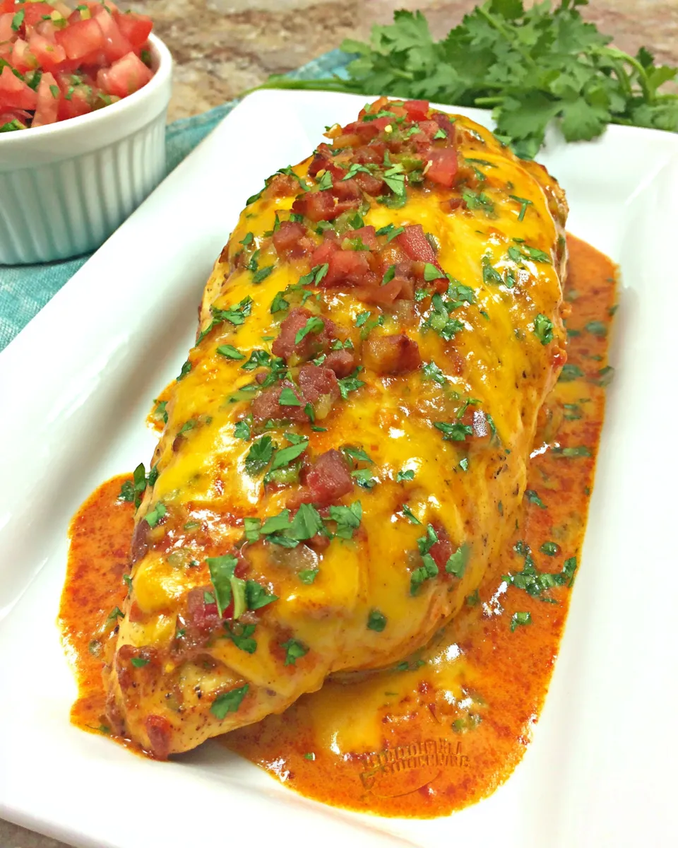 Homemade Queso Smothered Chicken photo