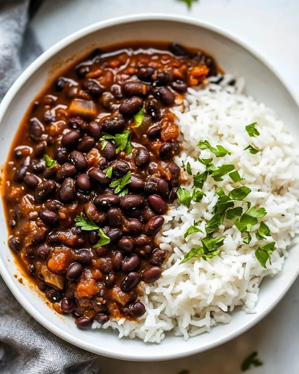 Classic Quick Black Beans Recipe image