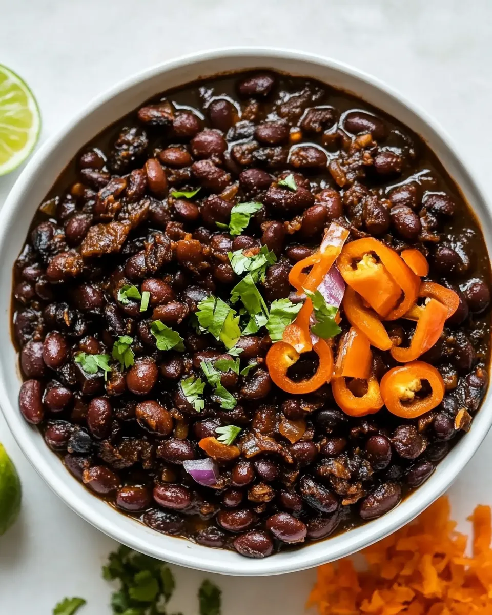 Easy Quick Black Beans Recipe recipe photo