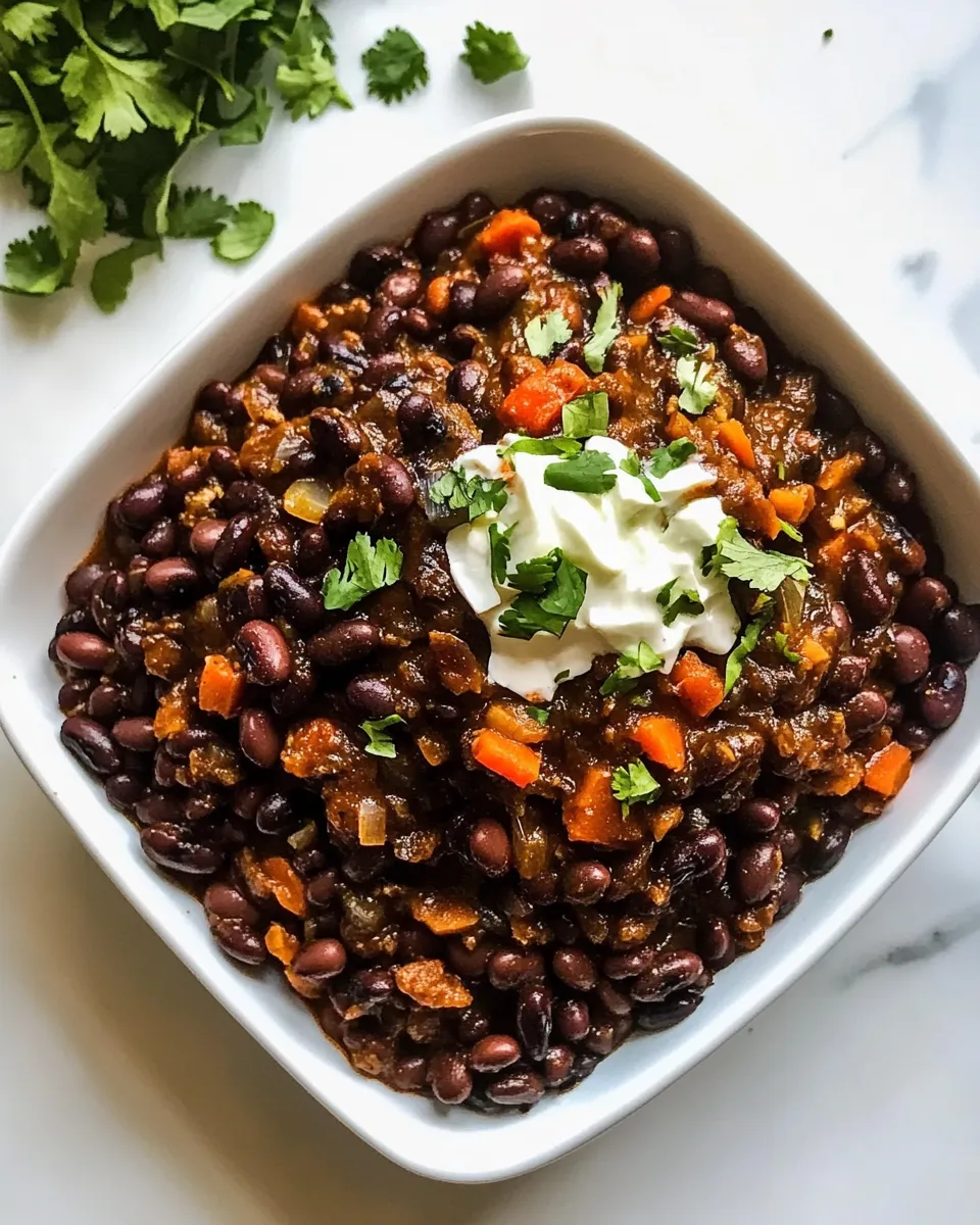 Delicious Quick Black Beans Recipe dish photo