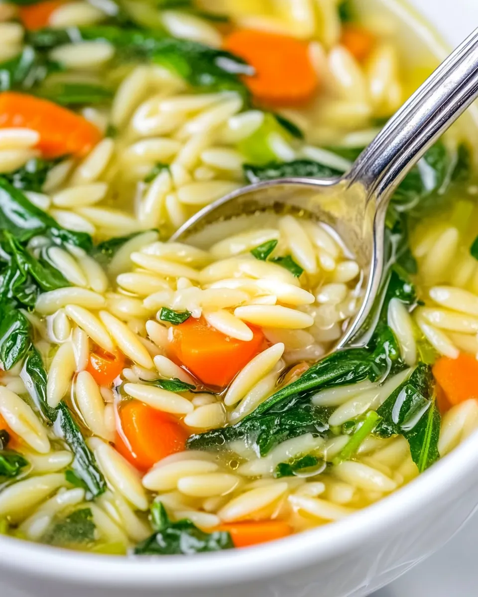 Homemade Quick Orzo Soup photo