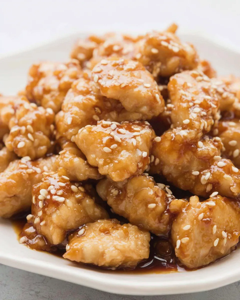 Classic Quick & Easy Sesame Honey Chicken Recipe image