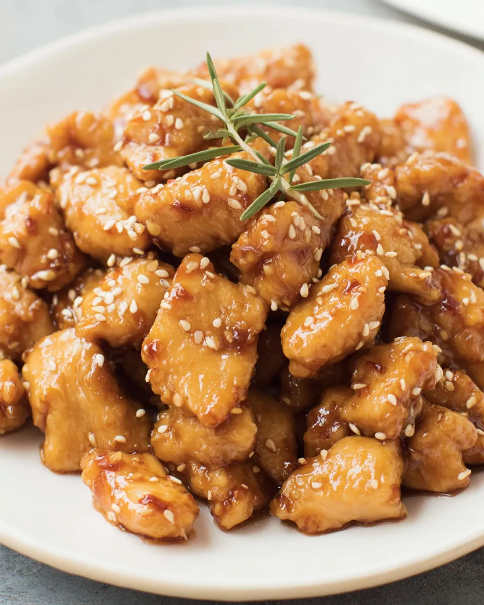 Delicious Quick & Easy Sesame Honey Chicken Recipe dish photo