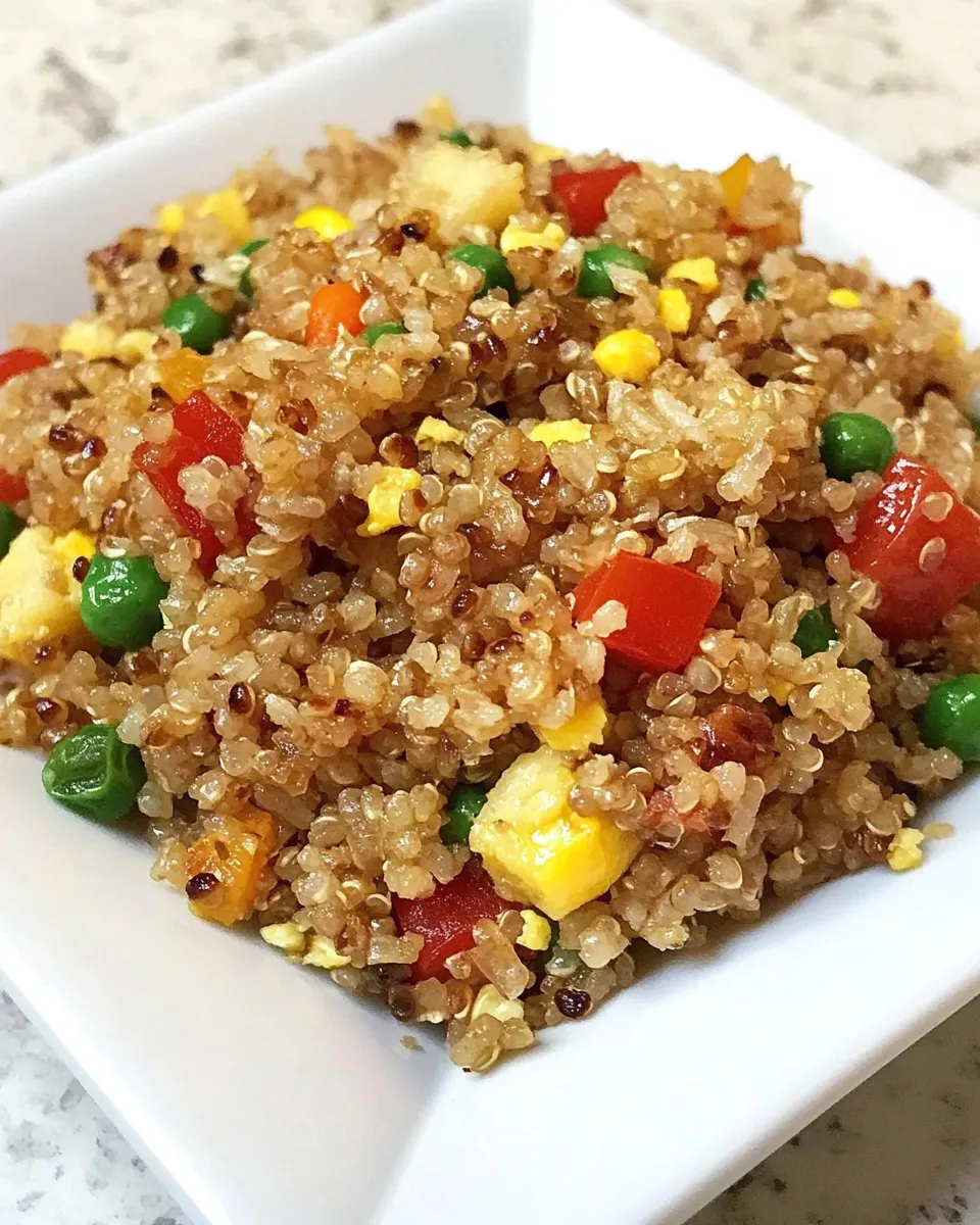 Easy Quinoa Fried Rice recipe photo