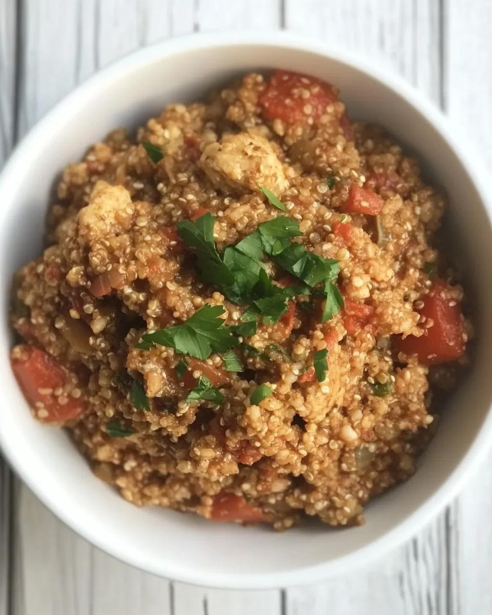 Easy Quinoa Jambalaya recipe photo