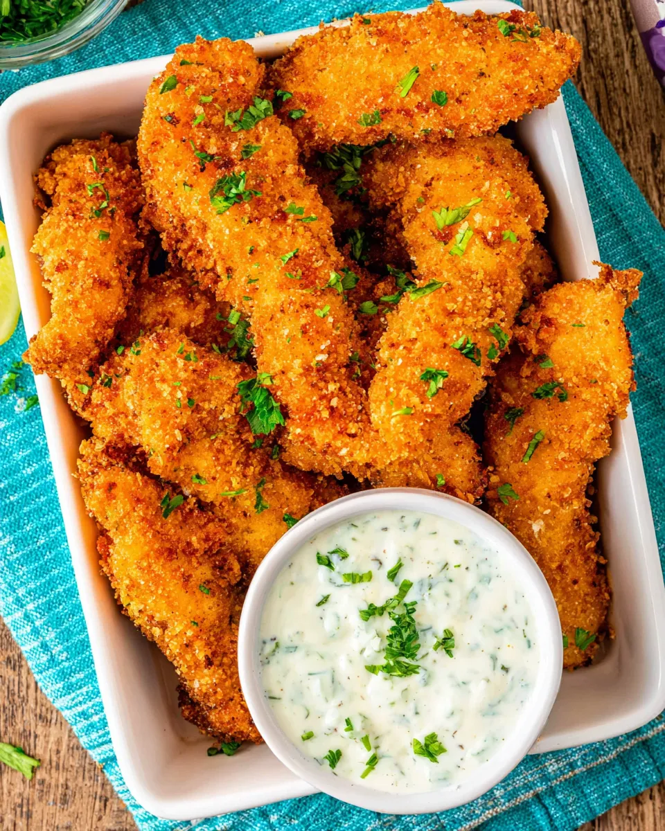 Easy Ranch Chicken Fingers dish photo