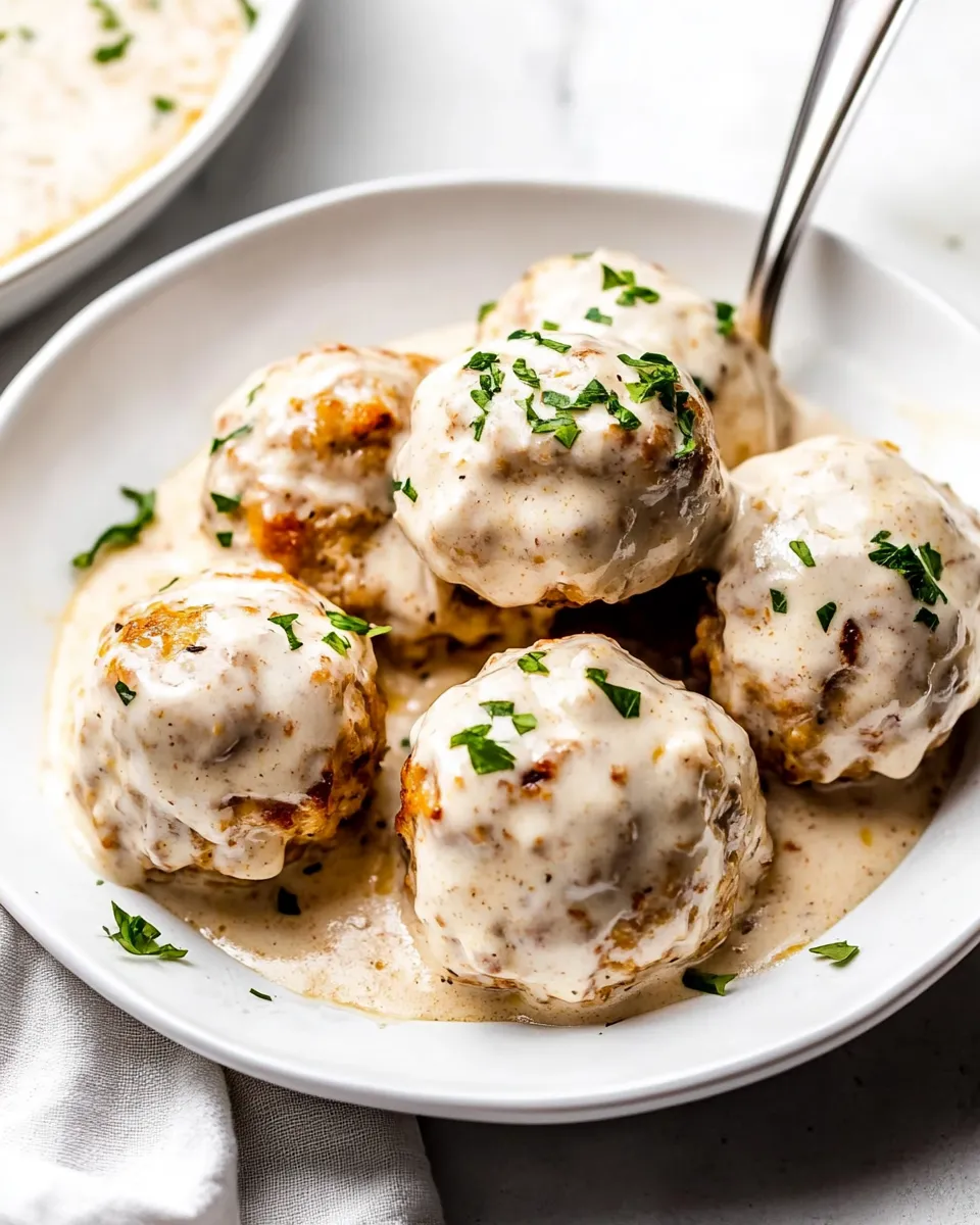 Delicious Ranch Chicken Meatballs dish photo