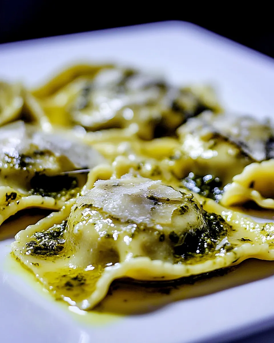 Easy Ravioli with Pesto Sauce Recipe picture