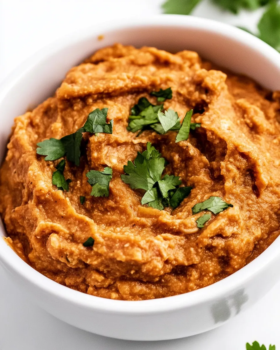 Delicious Refried Beans dish photo