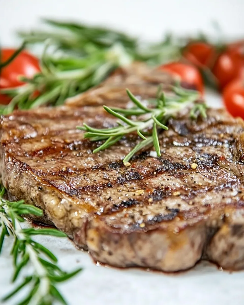 Delicious Ribeye Steak shot