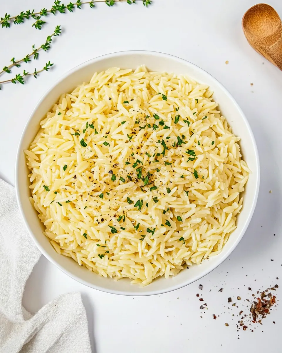 Easy Rice Pilaf With Orzo recipe photo