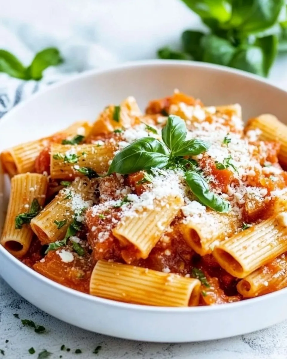 Classic Rigatoni Pomodoro image