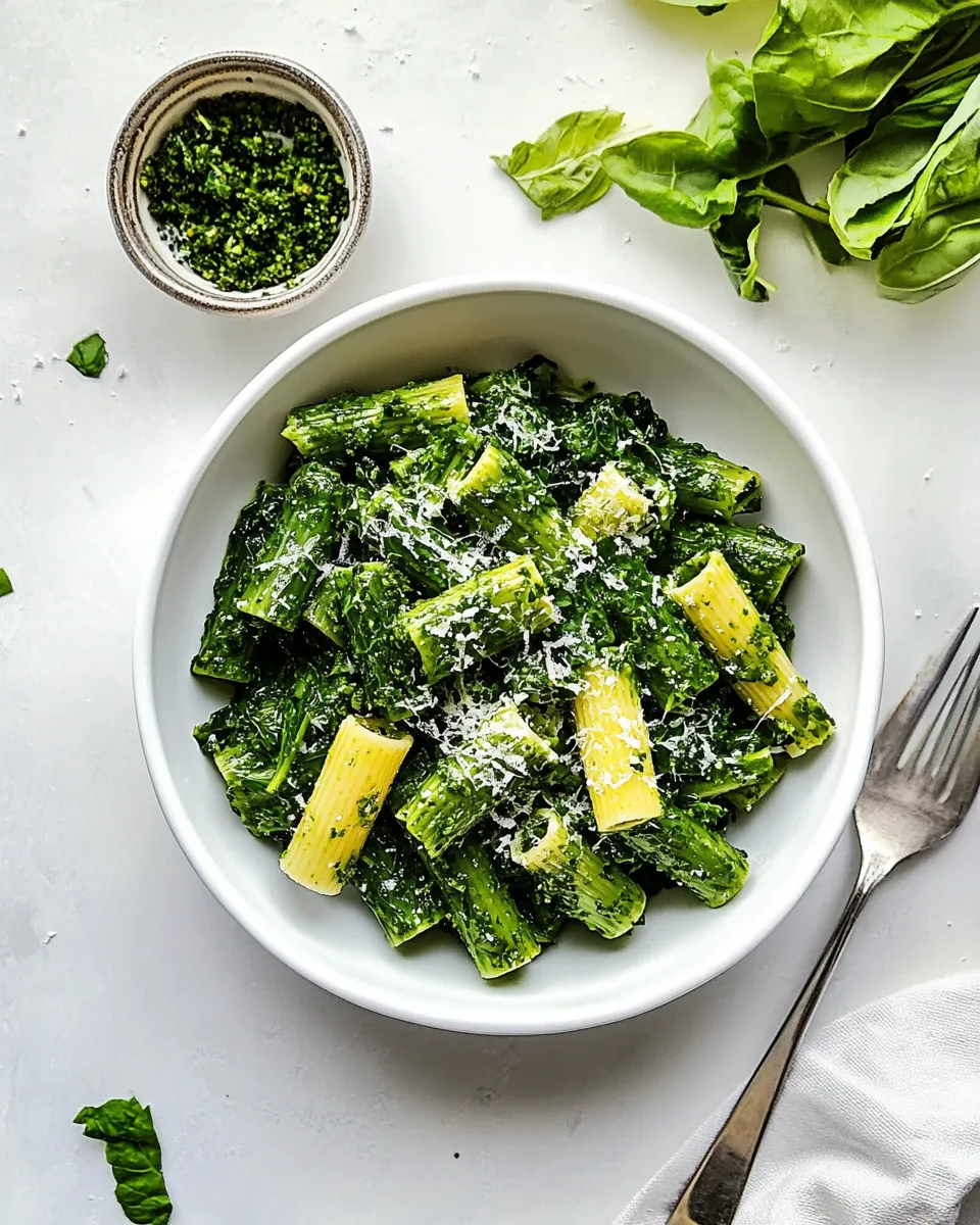 Classic Rigatoni with Easy Kale Sauce image