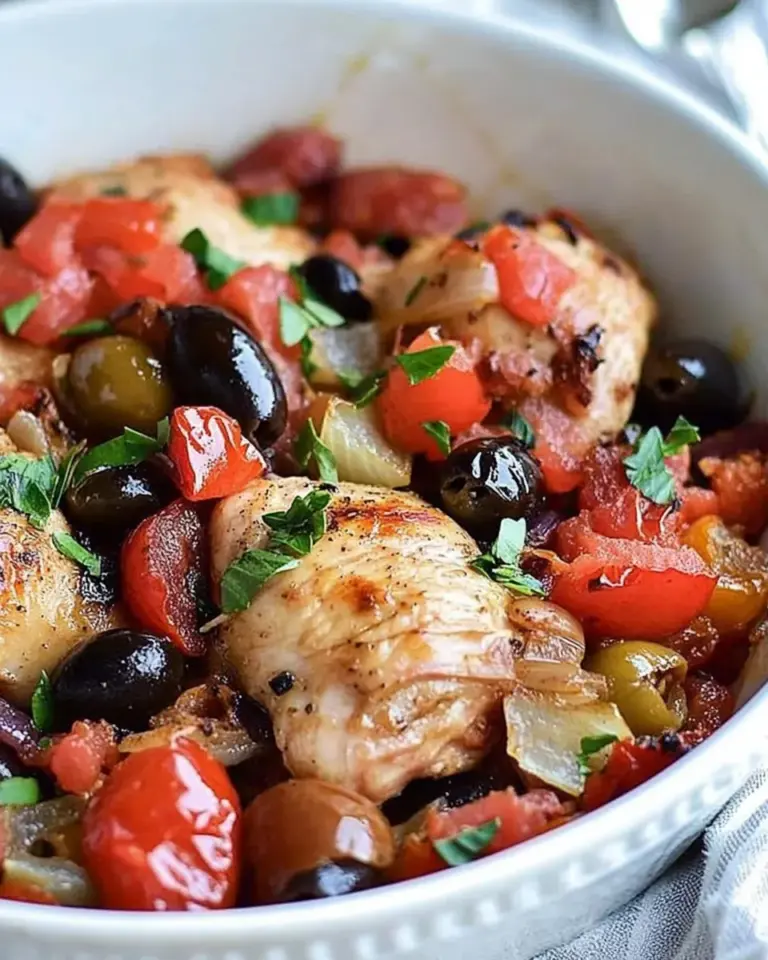 homemade Roast Chicken with Tomatoes and Olives Recipe photo