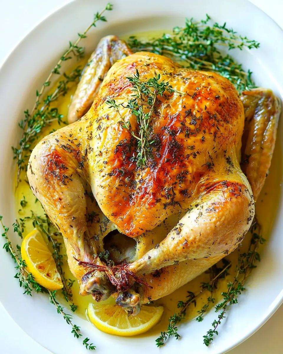 Classic Roasted Chicken with Lemon Curd image