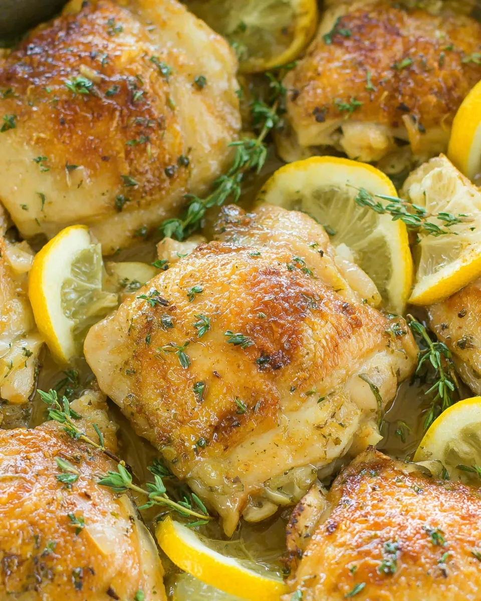Homemade Roasted Lemon Garlic Herb Chicken recipe photo