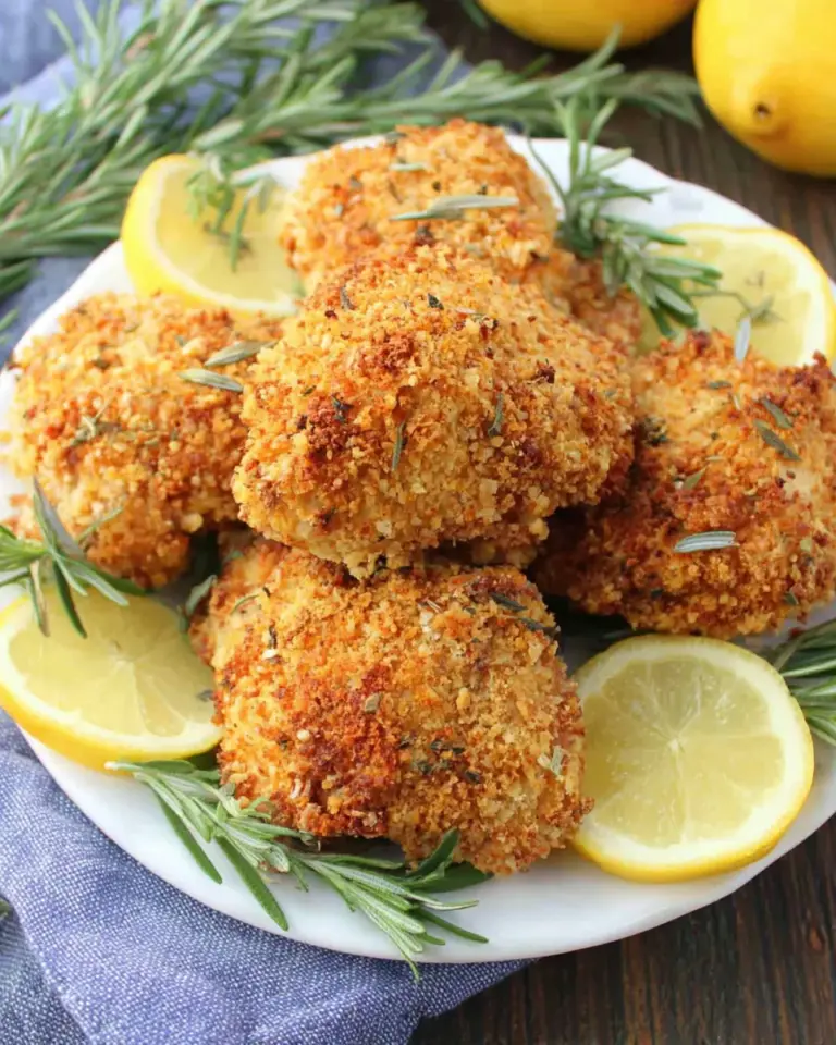 Homemade Rosemary-Lemon Oven-Fried Chicken photo