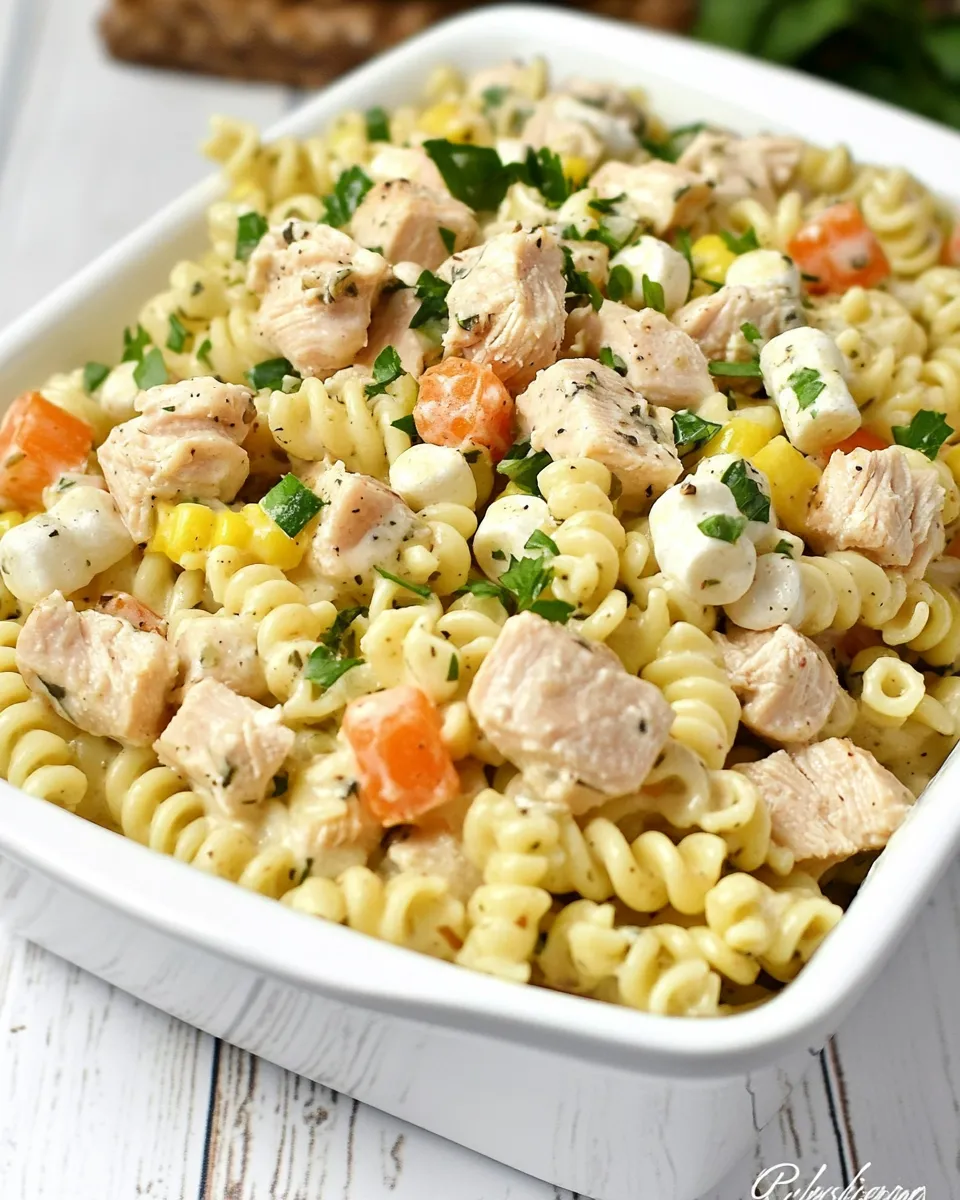Classic Rotisserie Chicken Ranch Pasta Salad image