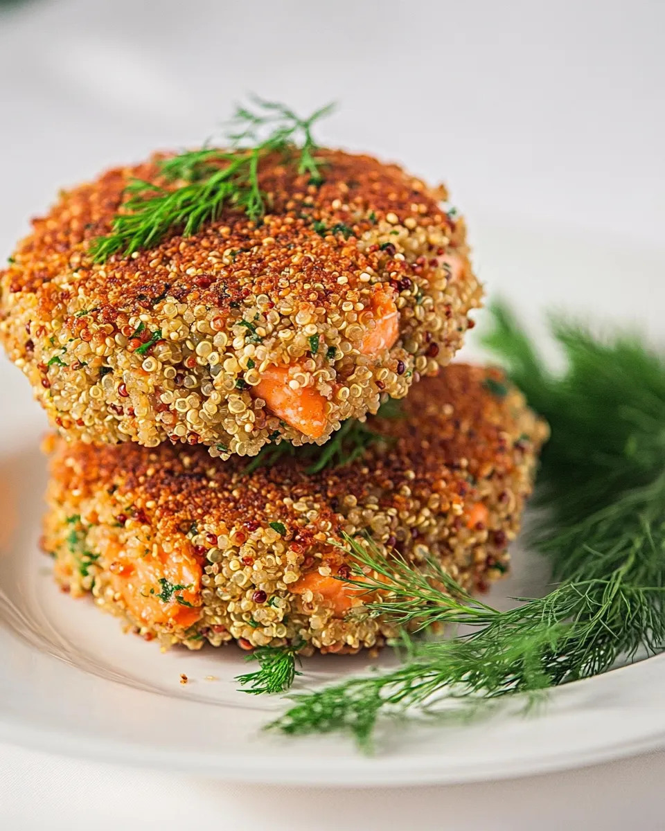Classic Salmon Quinoa Cakes recipe photo