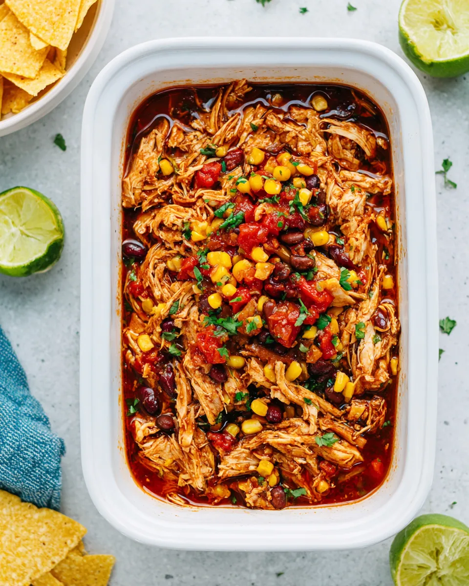 Classic Salsa Chicken Crockpot image