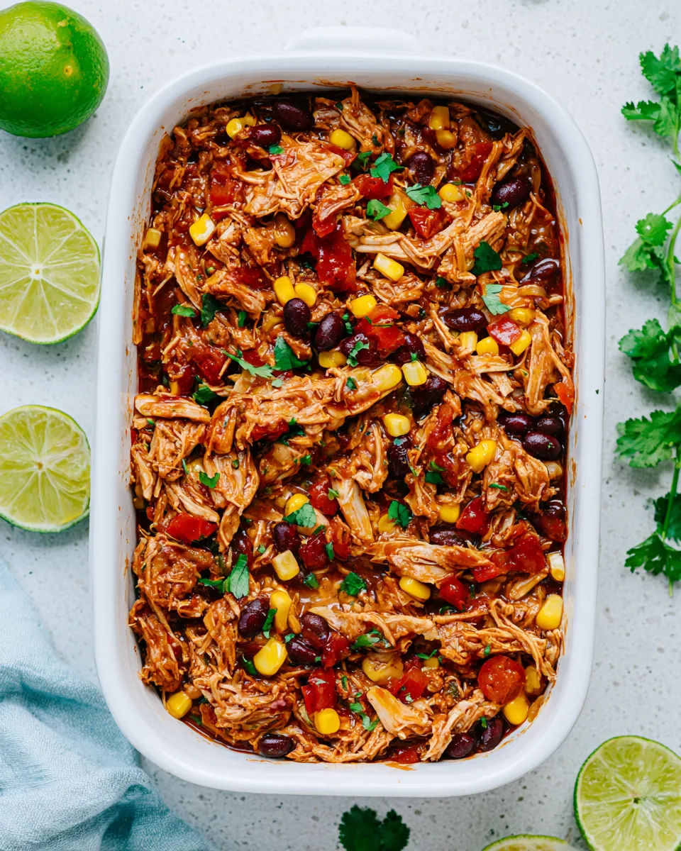 Easy Salsa Chicken Crockpot recipe photo