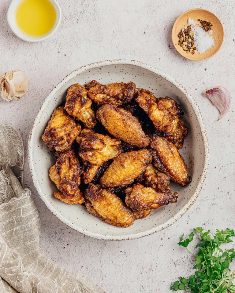Homemade Salt And Vinegar Chicken Wings photo