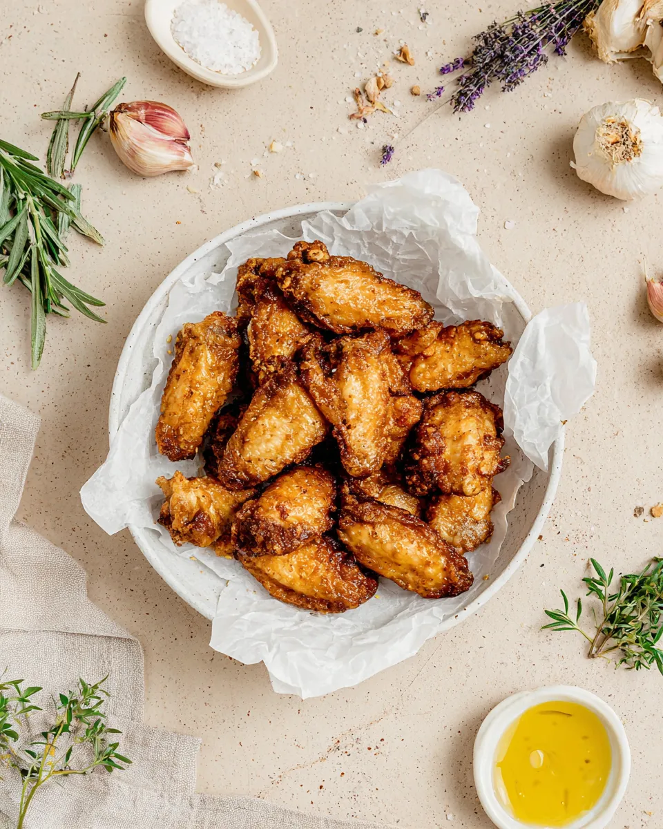Classic Salt And Vinegar Chicken Wings image