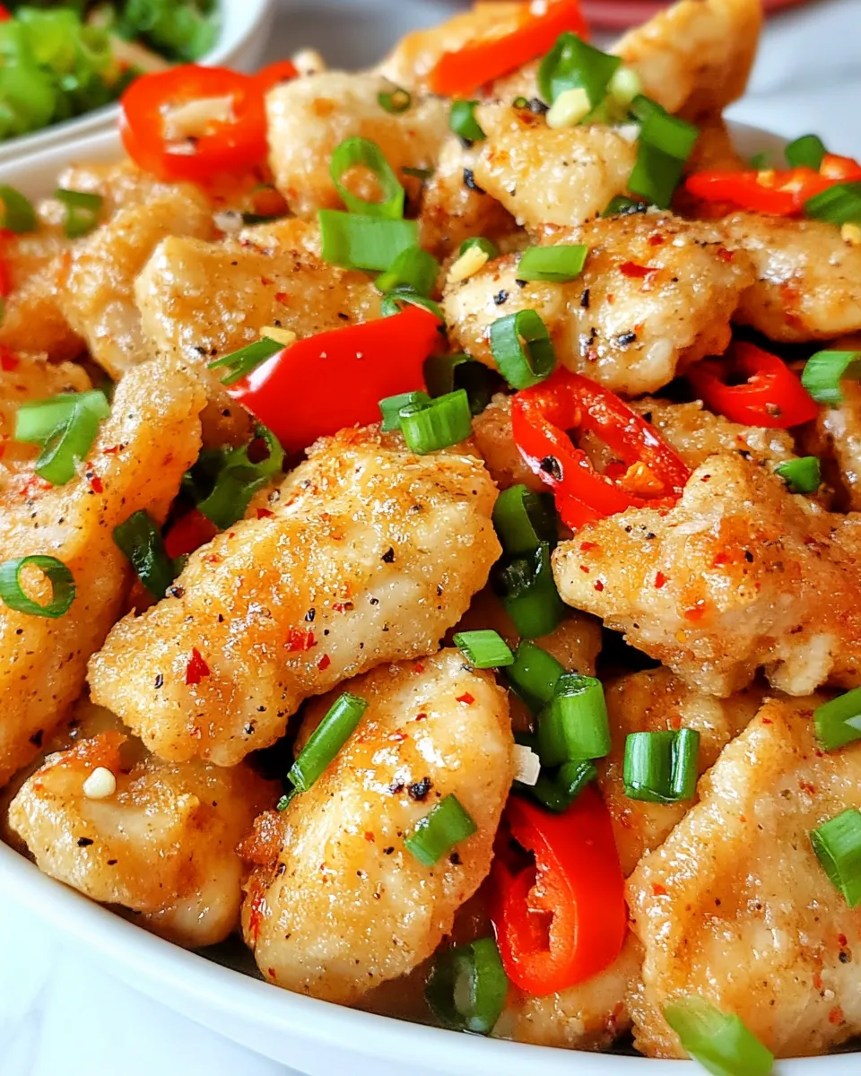 Easy Salt and Pepper Chicken recipe photo