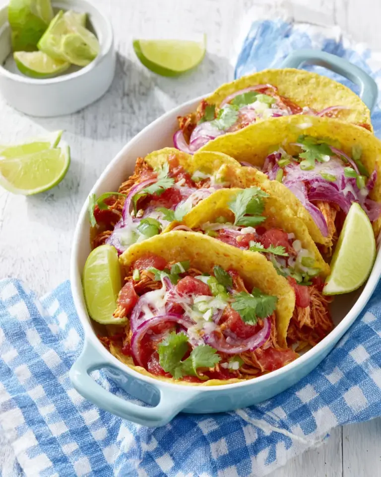 Homemade Saucy Chicken Tinga Tacos recipe photo