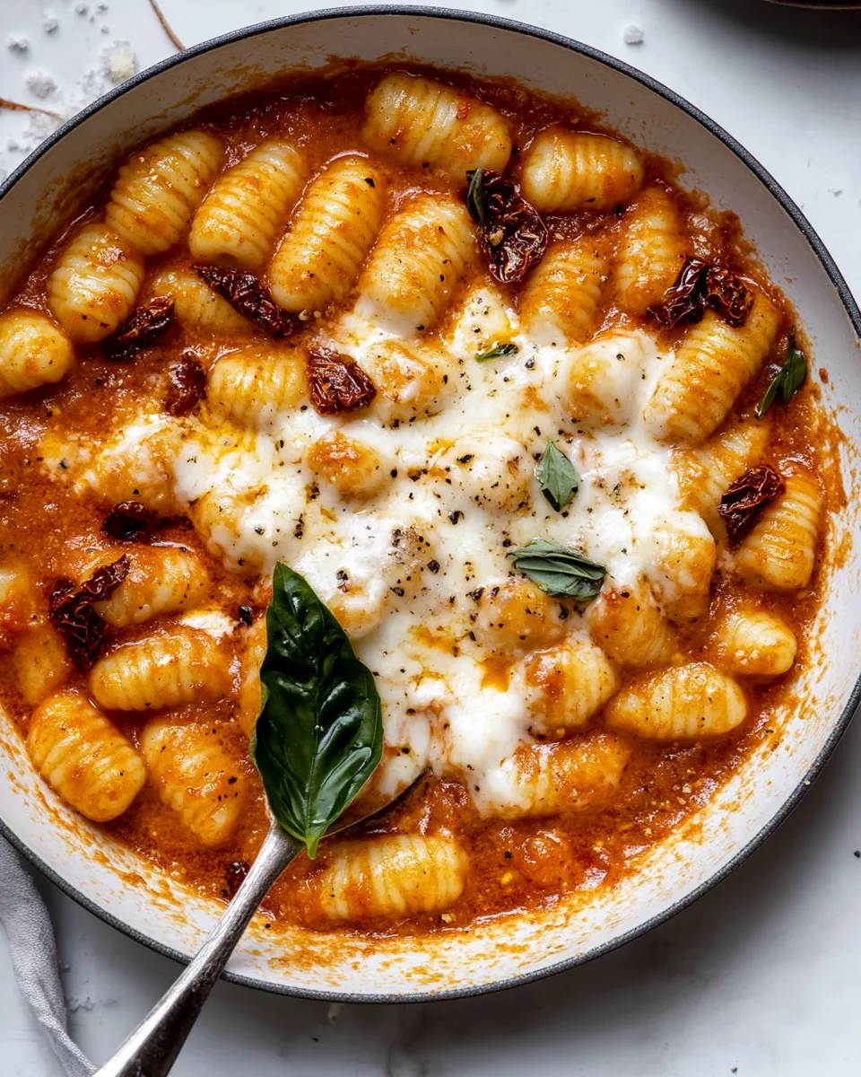 Easy Saucy Sun Dried Tomato Gnocchi. picture