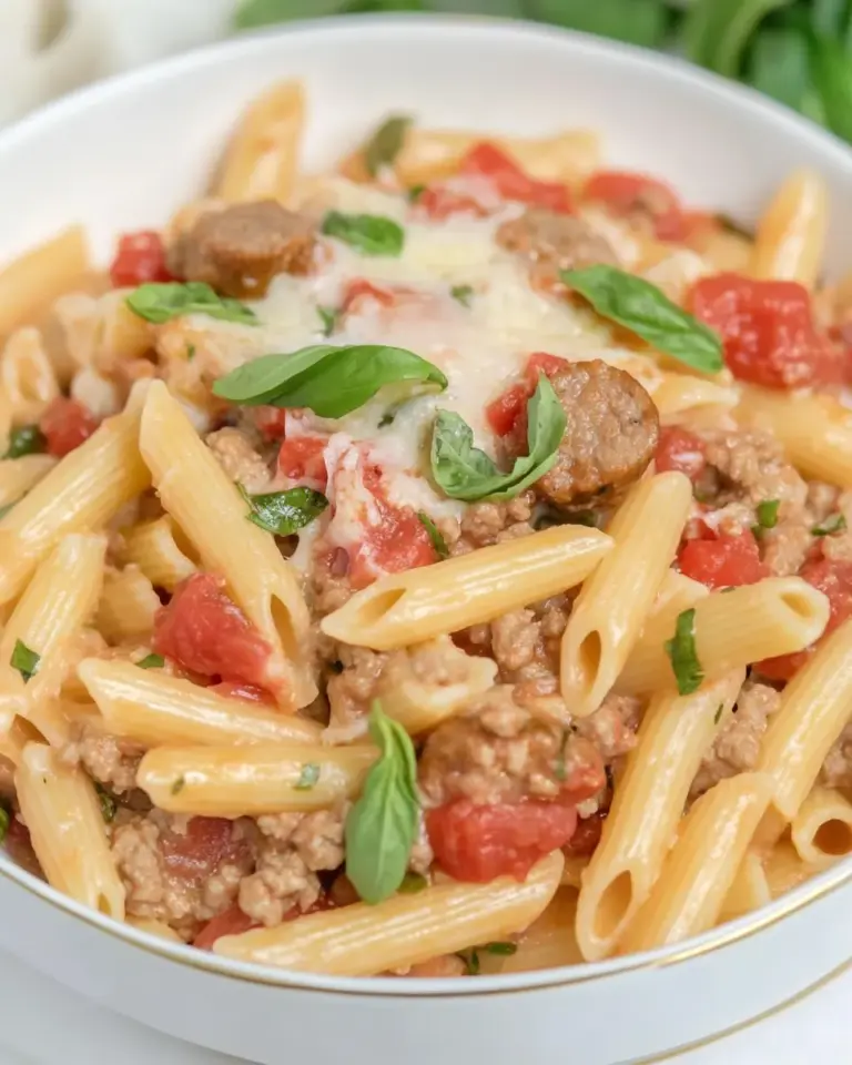 Homemade Sausage Penne Pasta photo