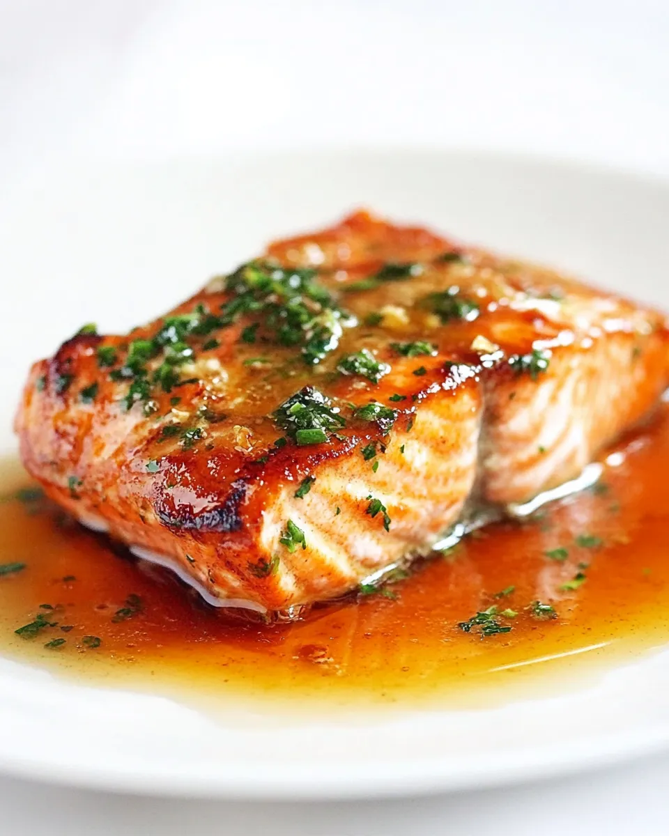 Homemade Seared Salmon with Magical Butter Sauce photo