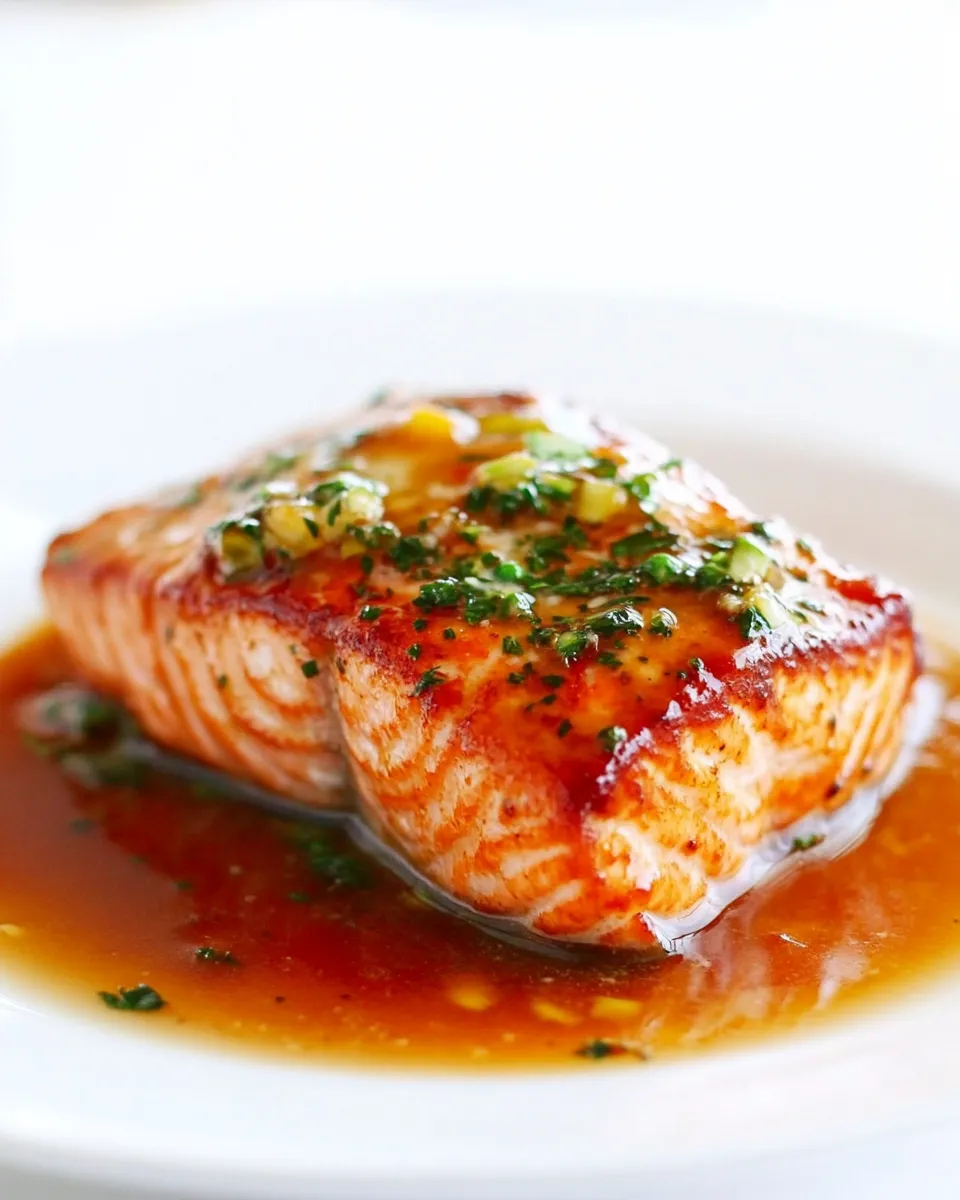 Classic Seared Salmon with Magical Butter Sauce image