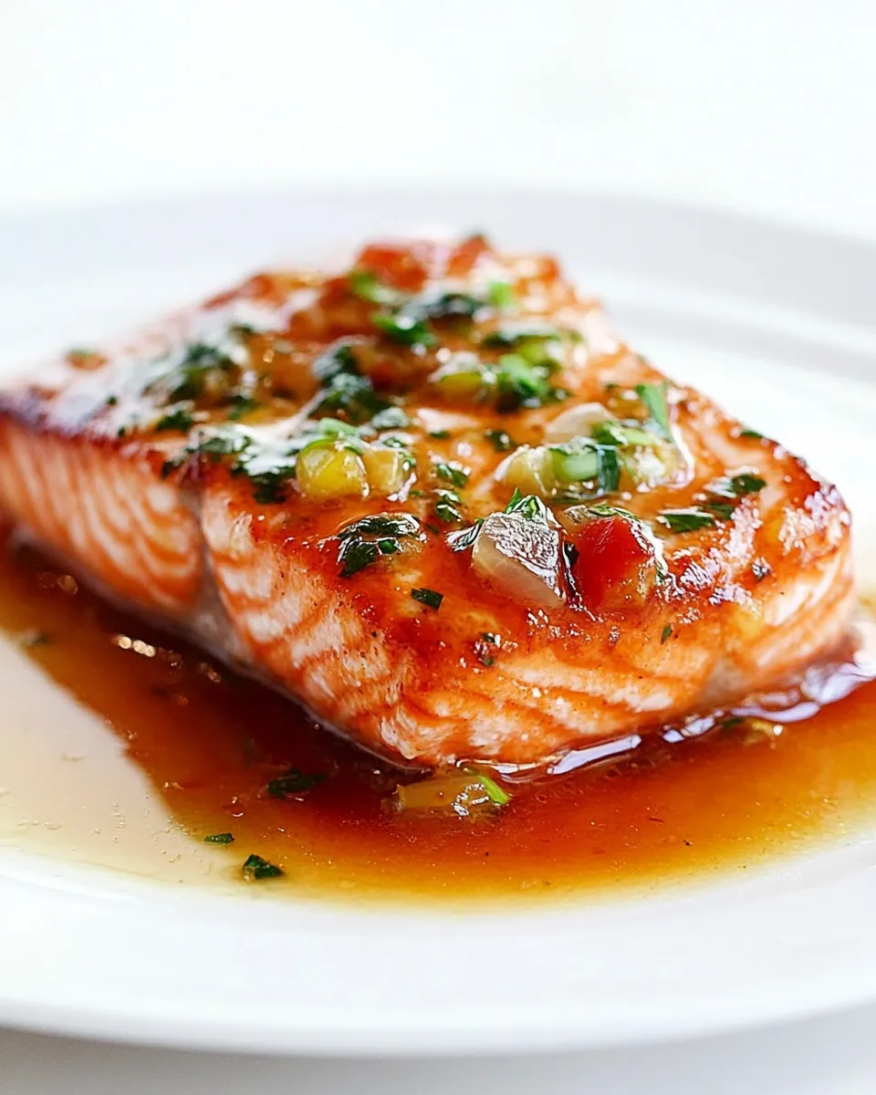 Easy Seared Salmon with Magical Butter Sauce recipe photo