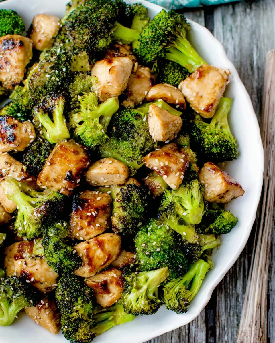 Homemade Sesame Chicken Broccoli Meal recipe photo