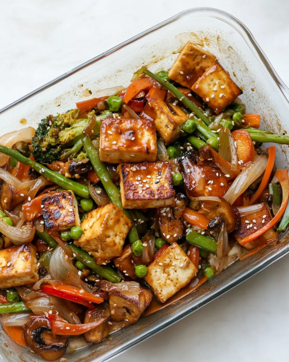 Easy Sheet-Pan Teriyaki Tofu Stir-Fry recipe photo
