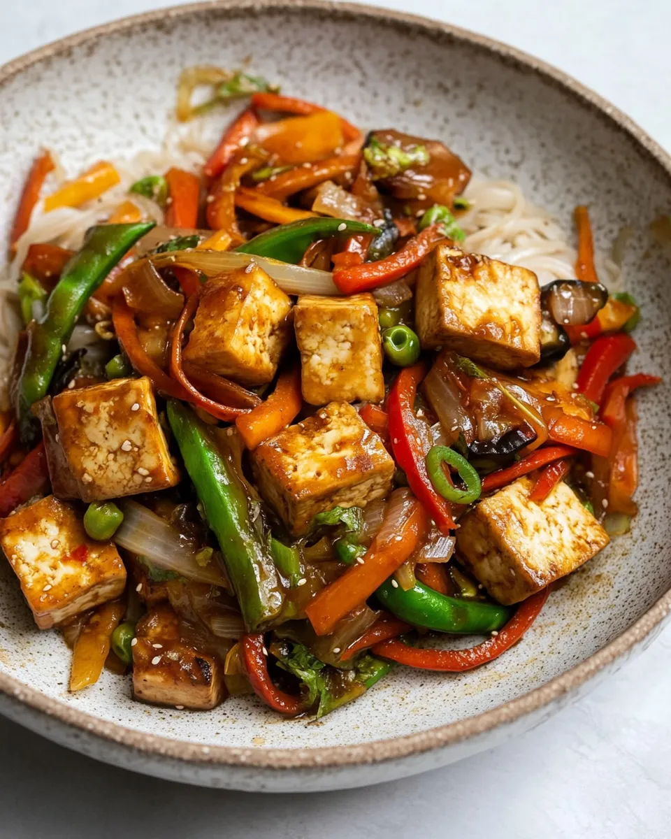 Delicious Sheet-Pan Teriyaki Tofu Stir-Fry dish photo