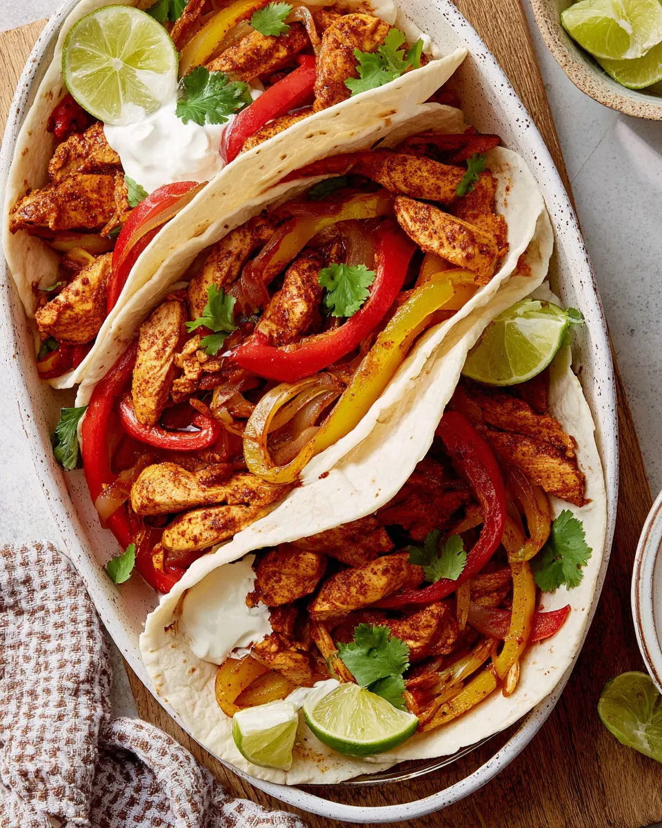 Classic Sheet Pan Chicken Fajitas (For Two!) image