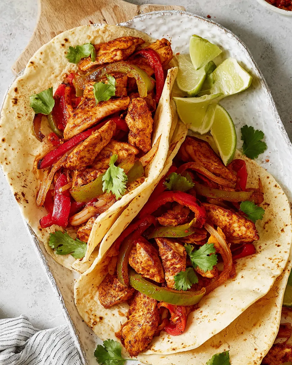 Easy Sheet Pan Chicken Fajitas (For Two!) recipe photo