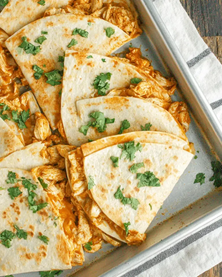 Easy Sheet Pan Chicken Quesadillas photo
